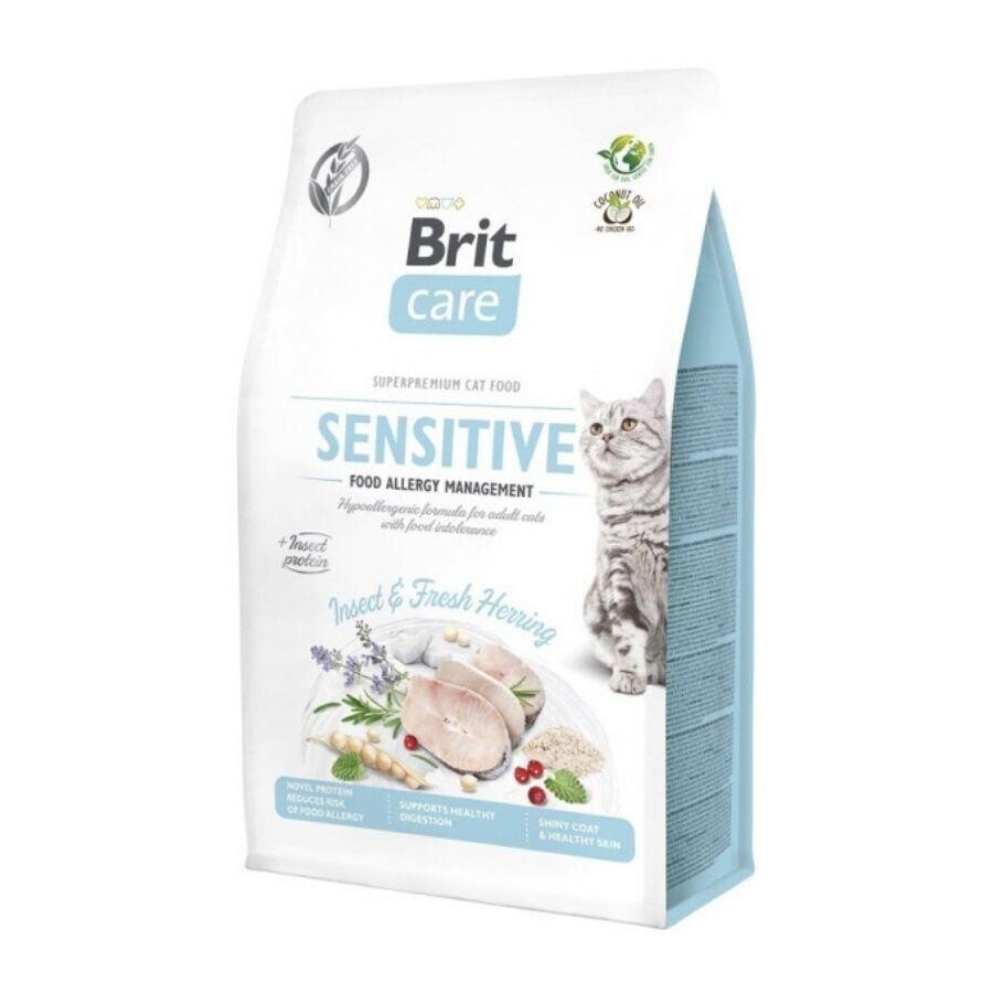 Brit Care Gıda Toleransı Olan Kediler İçin Larva Proteinli Tahılsız Yetişkin Kedi Maması 2 KG | SRC: Barcode: 8595602554218